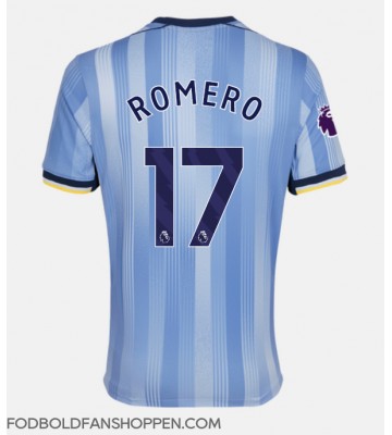 Tottenham Hotspur Cristian Romero #17 Udebanetrøje 2024-25 Kortærmet